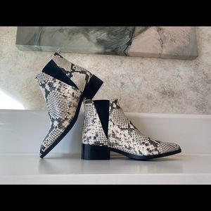NEW Snakeskin booties!
